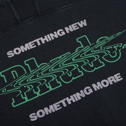 Psychadelic Skull Graphic Hoodie - Black