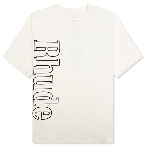 Side Logo Tee - Vintage White