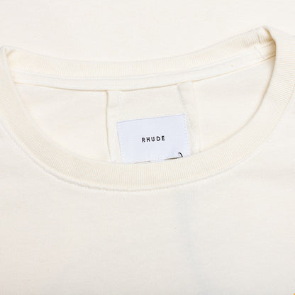 Rhude Tabaco Tee - Vintage White