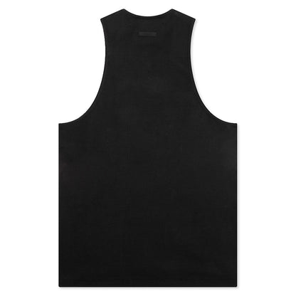 Ribbed Tank - Black