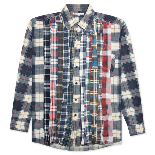 Ribbon Flannel Shirt - Assorted