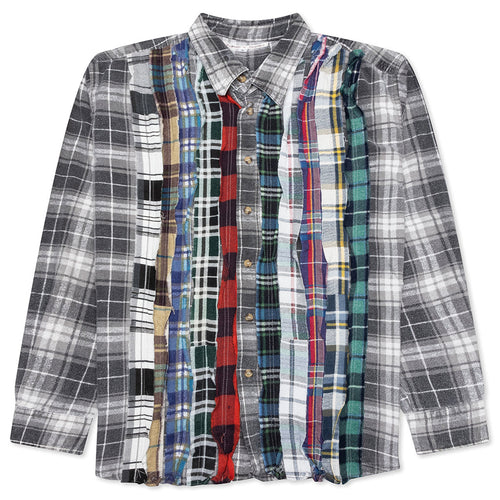 Ribbon Flannel Shirt - Assorted