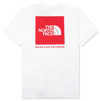 S/S Box NSE Tee - TNF White/TNF Red