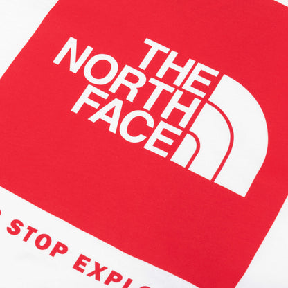 S/S Box NSE Tee - TNF White/TNF Red