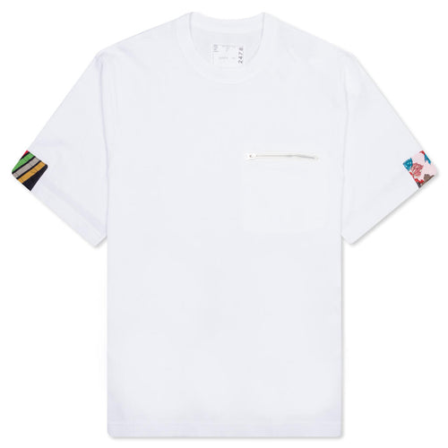 Archive Print Mix T-Shirt - White