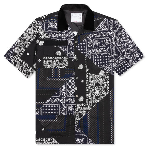 Hank Willis Thomas / Archive Print Mix Shirt - Black/Navy