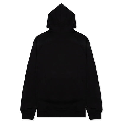 Sacai x Kaws Flock Print Hoodie - Black/Green