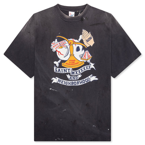 Saint Michael x Neighborhood Mx6 STHD Pray S/S Shirt - Black