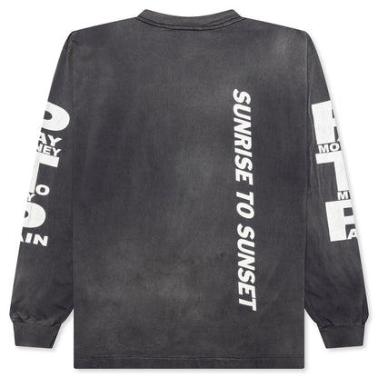 Saint Michael x Pay Money To My Pain SR To SS L/S Tee - Black