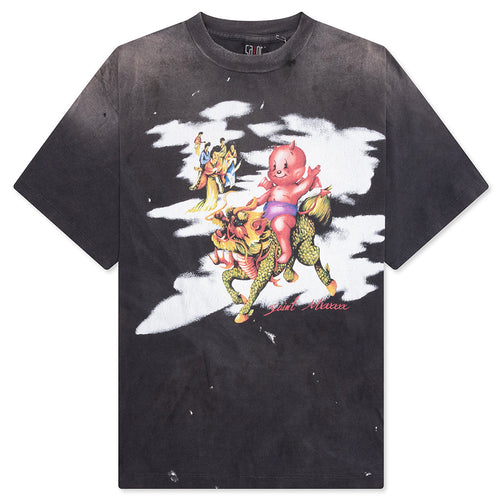 Damaged S/S Tee - Black
