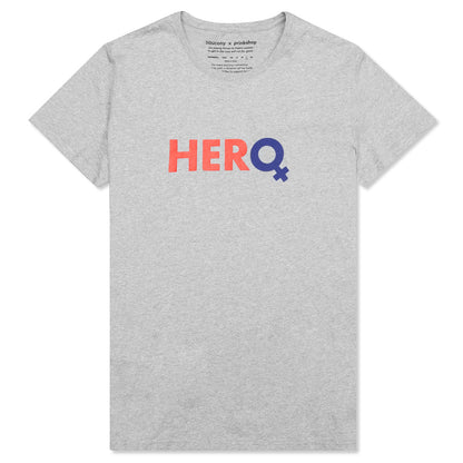 Saucony x Prinkshop Women's Hero T-Shirt - Light Grey Heather