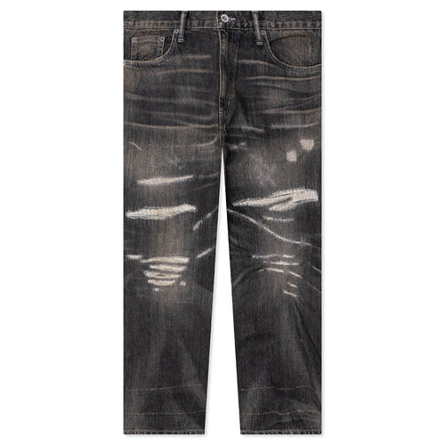 Savage Denim DP Wide Pants - Black