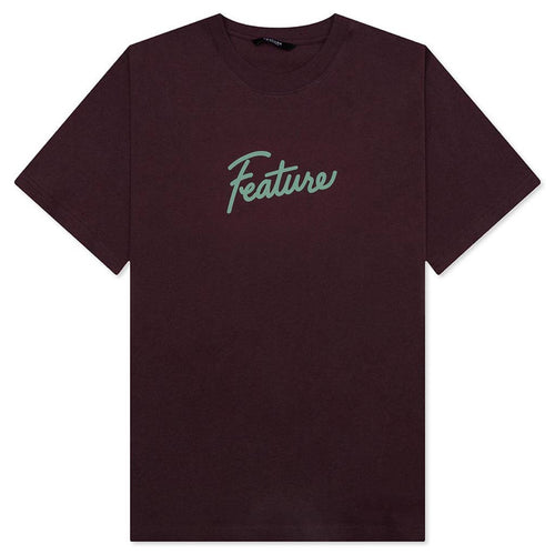Script Tee - Huckleberry