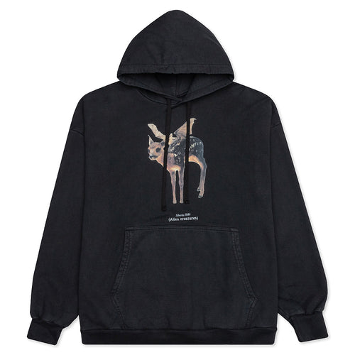Baby Deer Hoodie - Black