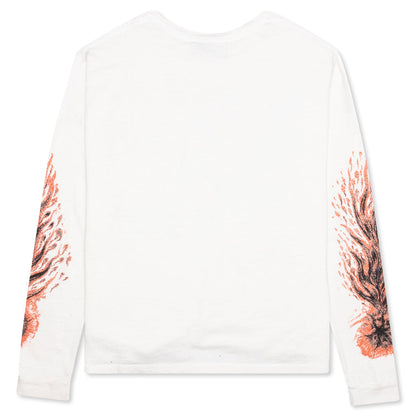 Dark Fantasy L/S Tee - Cloud Dancer