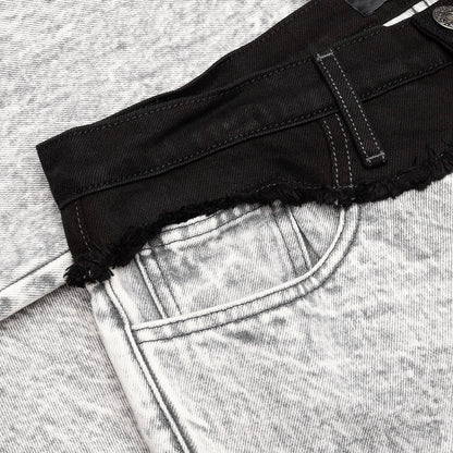Siberia Mixed Jeans - Grey