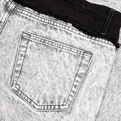 Siberia Mixed Jeans - Grey