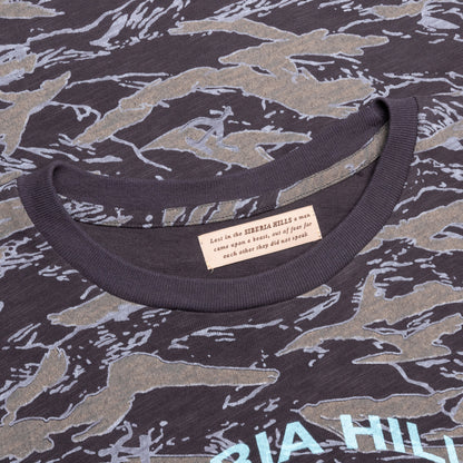 Sickle Camo Logo Tee - Slate Brown