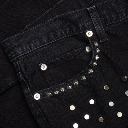 Studded Jeans - Black