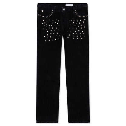 Studded Jeans - Black