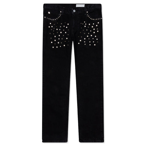 Studded Jeans - Black