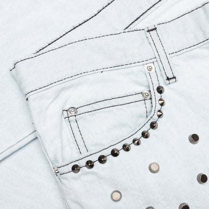 Studded Jeans - Light Wash