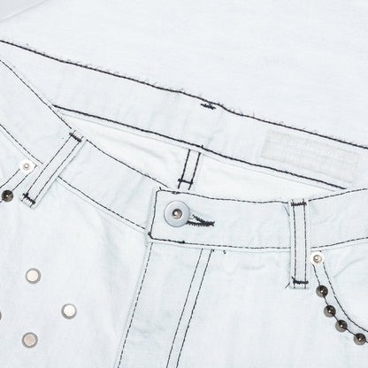 Studded Jeans - Light Wash