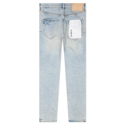 Skinny Fade Distressed Jeans - Light Indigo