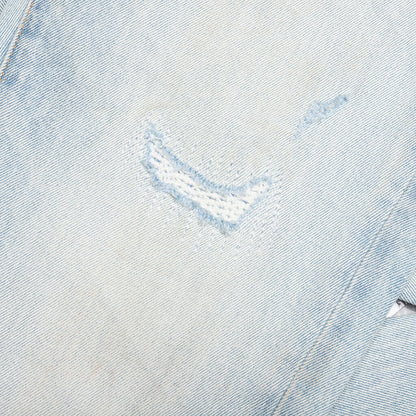 Skinny Fade Distressed Jeans - Light Indigo