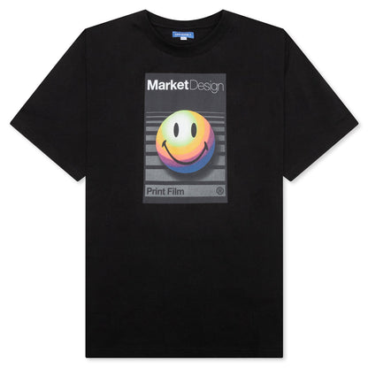 Smiley Analogue T-Shirt - Black