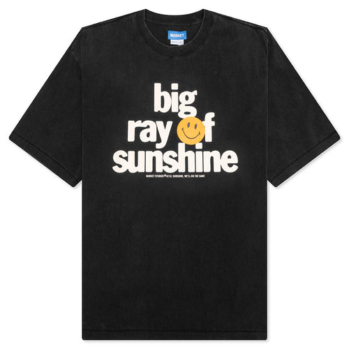 Smiley Sunshine T-Shirt - Jet Set Black