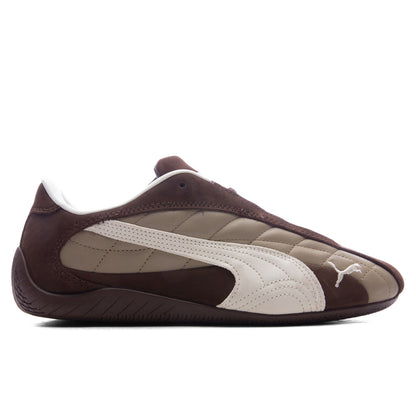 Speedcat Plus Quilted - Espresso Brown/Warm White
