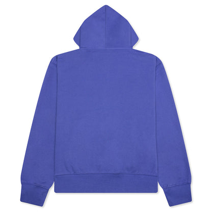 Split Zip Hoodie - Blue