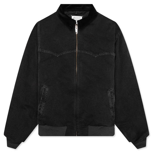 Yoke Caban Jacket - Washed Black