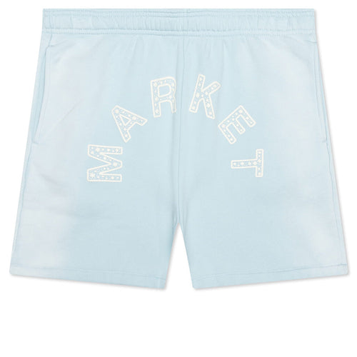 Starry Arc Fleece Short - Ice Blue