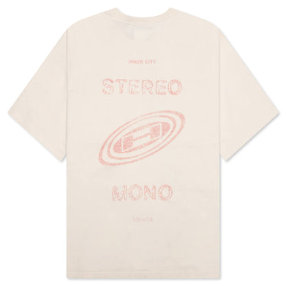 Stereo Mono Tee - Cream