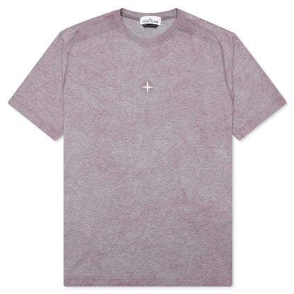 S/S T-Shirt 22993 - Melange Rose Quartz