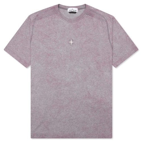 S/S T-Shirt 22993 - Melange Rose Quartz