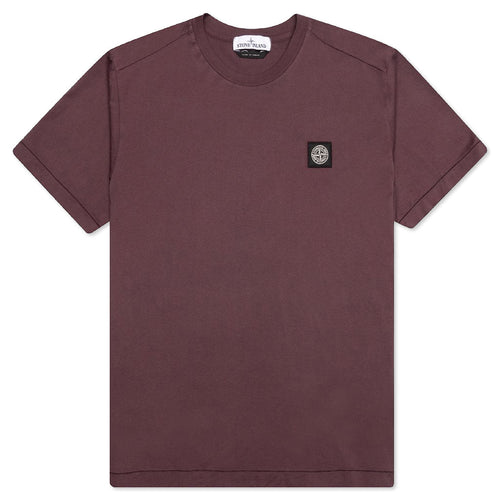 S/S T-Shirt 24113 - Dark Burgundy