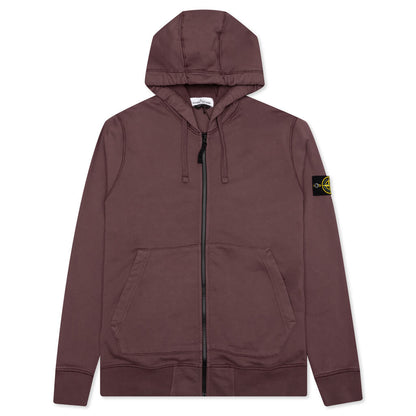 Full Zip Hooded Sweatshirt 64251 - Dark Burgundy