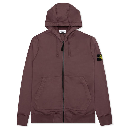 Full Zip Hooded Sweatshirt 64251 - Dark Burgundy