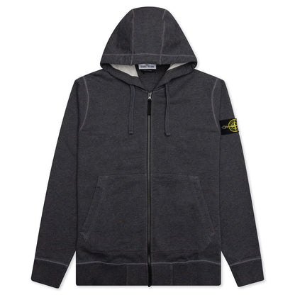 Full Zip Hooded Sweatshirt 64251 - Melange Dark Grey