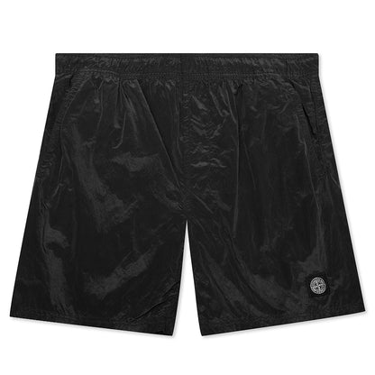 Nylon Metal Swim Trunks B0943 - Charcoal