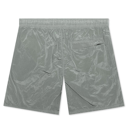 Nylon Metal Swim Trunks B0943 - Light Green