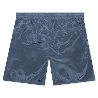 Nylon Metal Swim Trunks B0943 - Mid Blue