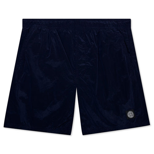 Nylon Metal Swim Trunks B0943 - Navy Blue