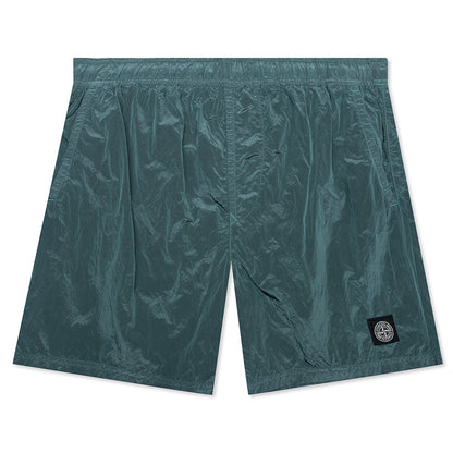 Nylon Metal Swim Trunks B0943 - Petrol