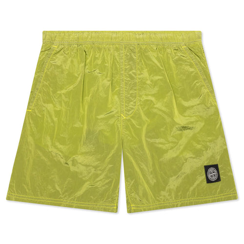 Nylon Metal Swim Trunks B0943 - Pistachio