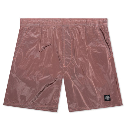 Nylon Metal Swim Trunks B0943 - Rose Quartz