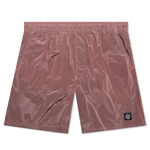 Nylon Metal Swim Trunks B0943 - Rose Quartz